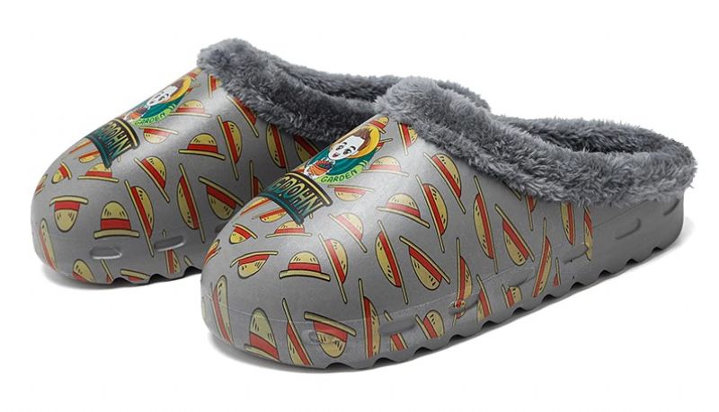 Elmo Heren Unisex Winterslipper - Grijs 2