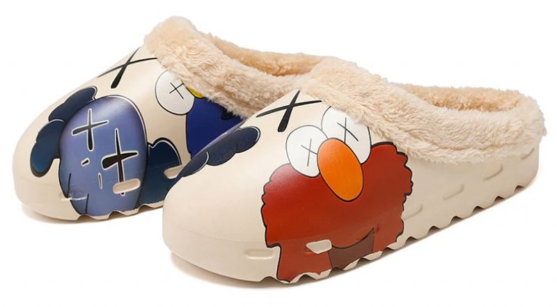 Elmo Heren Unisex Winterslipper - Grijs 2