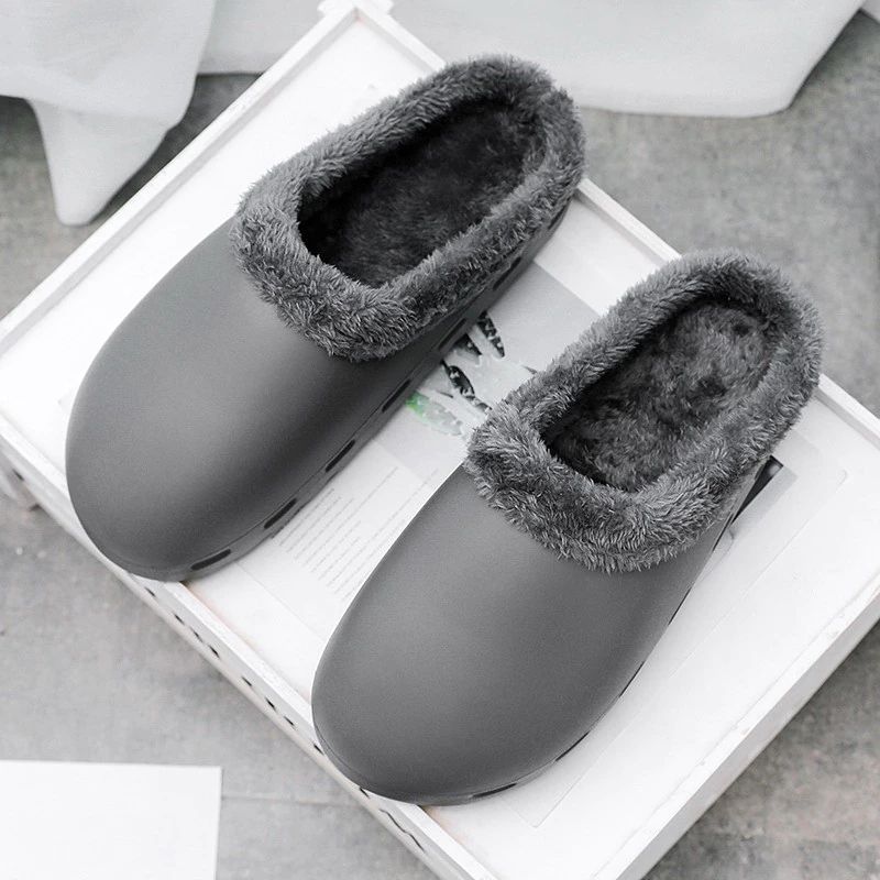 Elmo Heren Unisex Winterslipper - Grijs 2