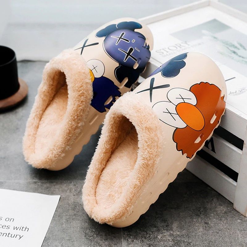 Elmo Heren Unisex Winterslipper - Grijs 2