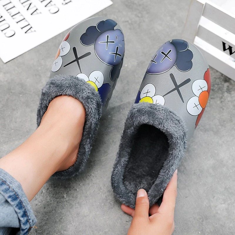 Elmo Heren Unisex Winterslipper - Grijs 2