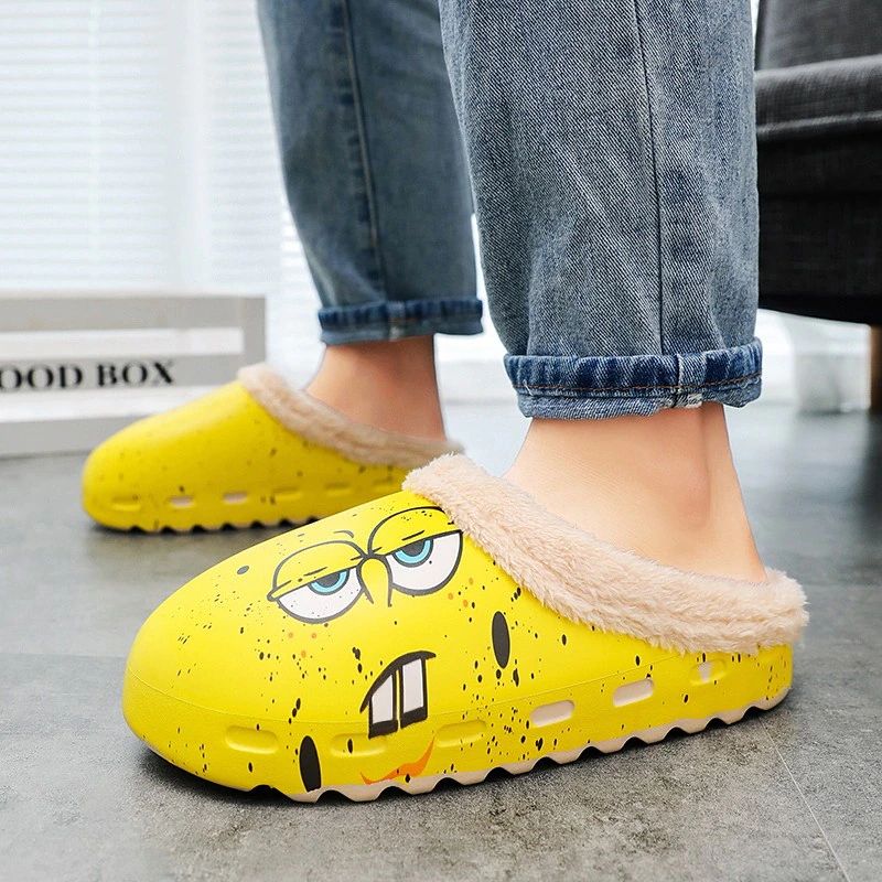 Elmo Heren Unisex Winterslipper - Grijs 2
