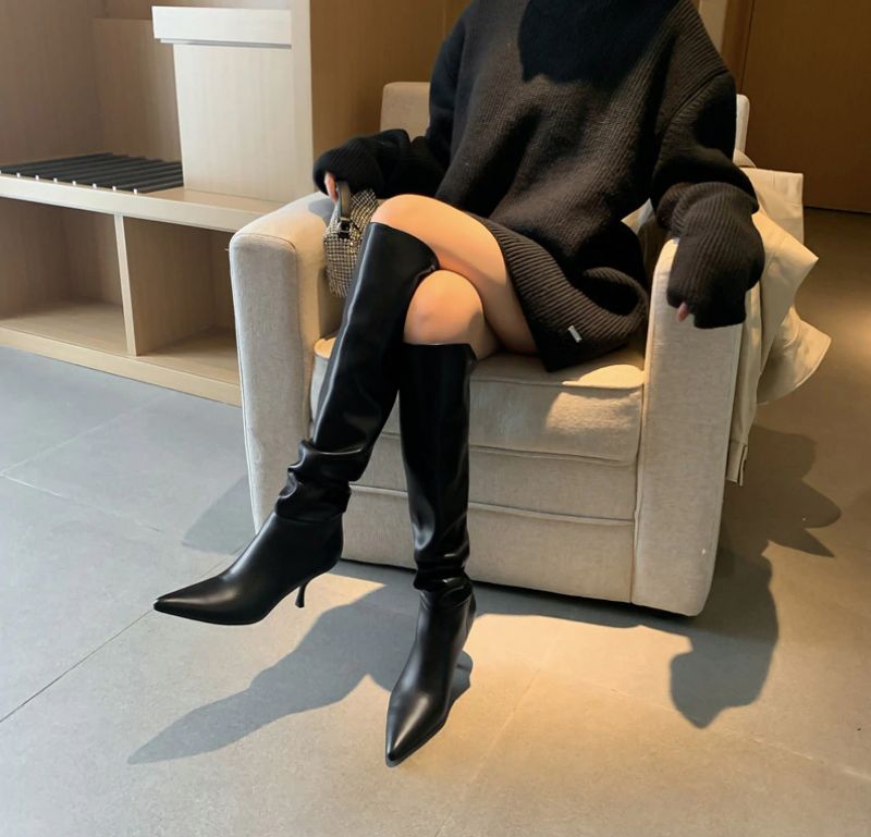 Eloisa Dames Dress Boots - Zwart