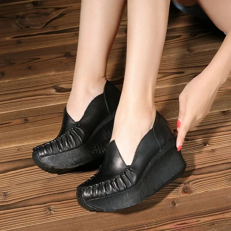 Eloisa Dames Zachte Wedges Pumps - Rood