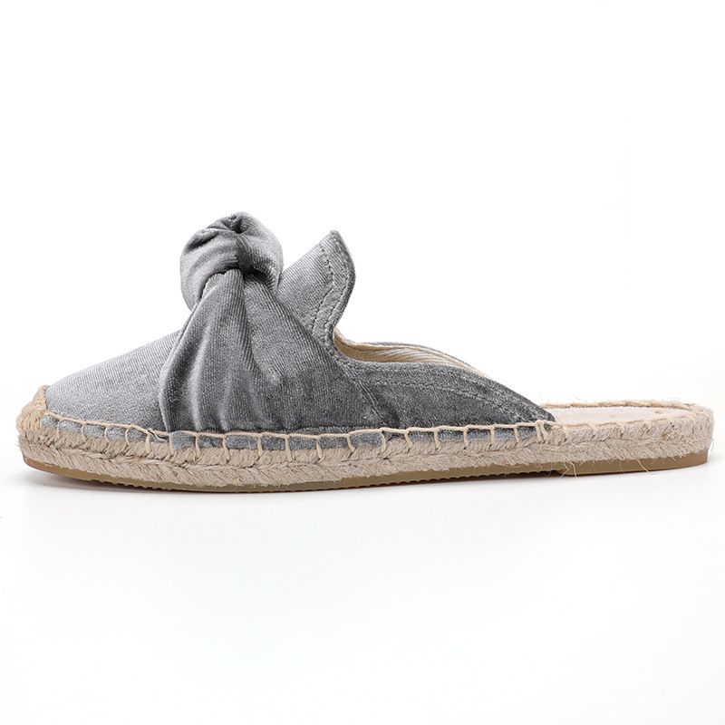 Elsa Dames Muiltjes Espadrilles - Grijs