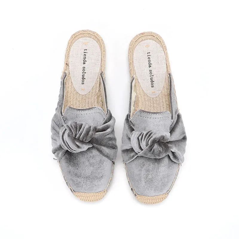 Elsa Dames Muiltjes Espadrilles - Grijs