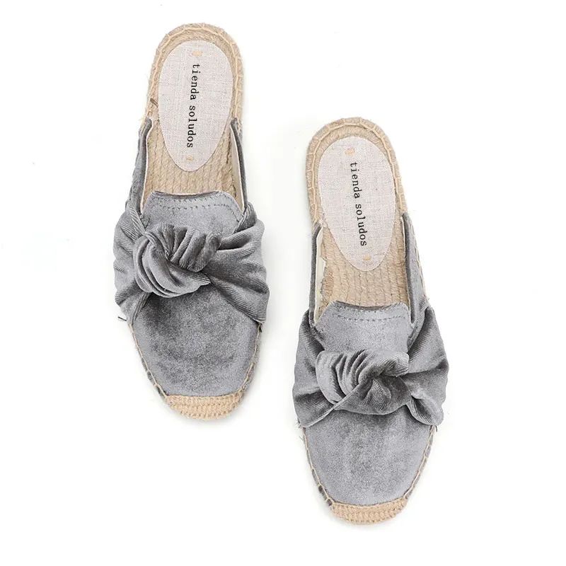 Elsa Dames Muiltjes Espadrilles - Grijs