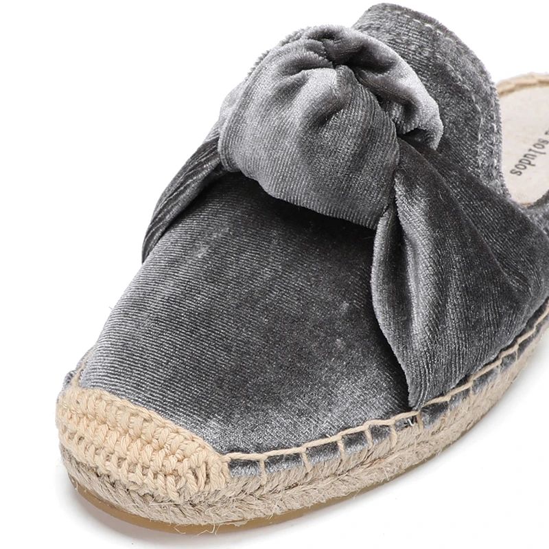 Elsa Dames Muiltjes Espadrilles - Grijs