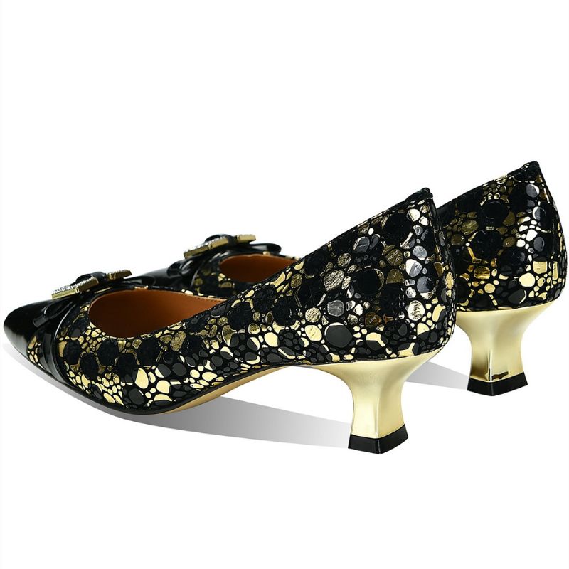 Elsy Dames Hak Pumps - Zwart