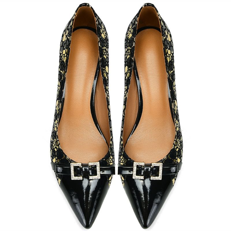 Elsy Dames Hak Pumps - Zwart