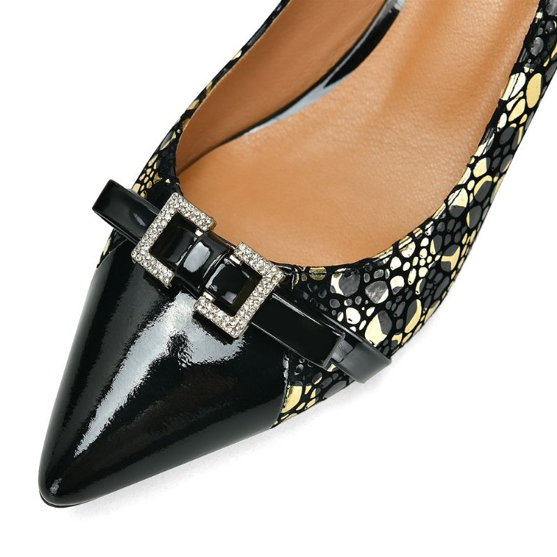 Elsy Dames Hak Pumps - Zwart