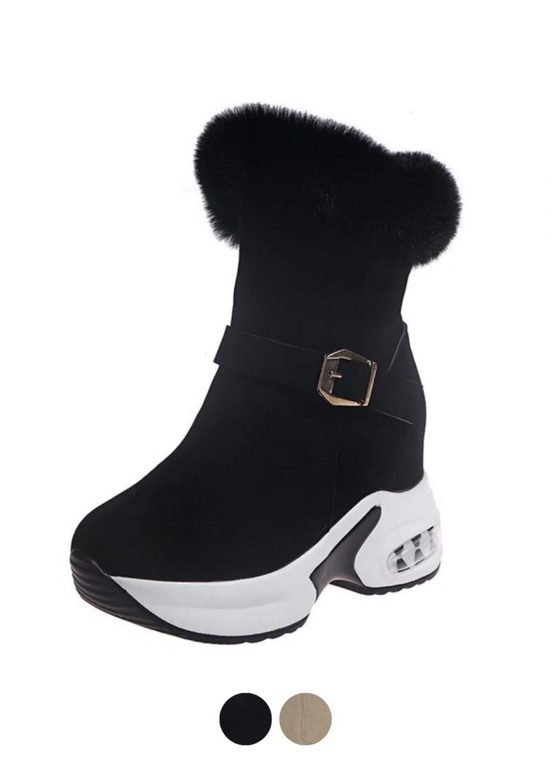 Elsy Dames Laarzen Zwarte Schoenen