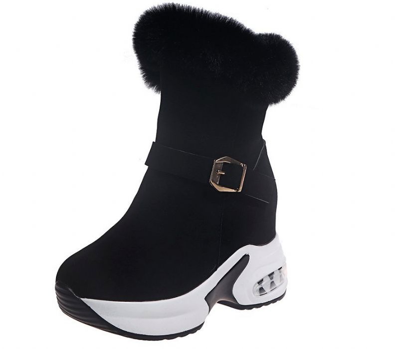 Elsy Dames Laarzen Zwarte Schoenen - Zwart 1