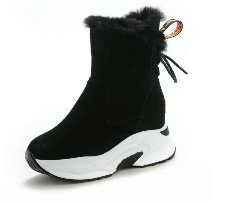 Elsy Dames Laarzen Zwarte Schoenen - Zwart 1