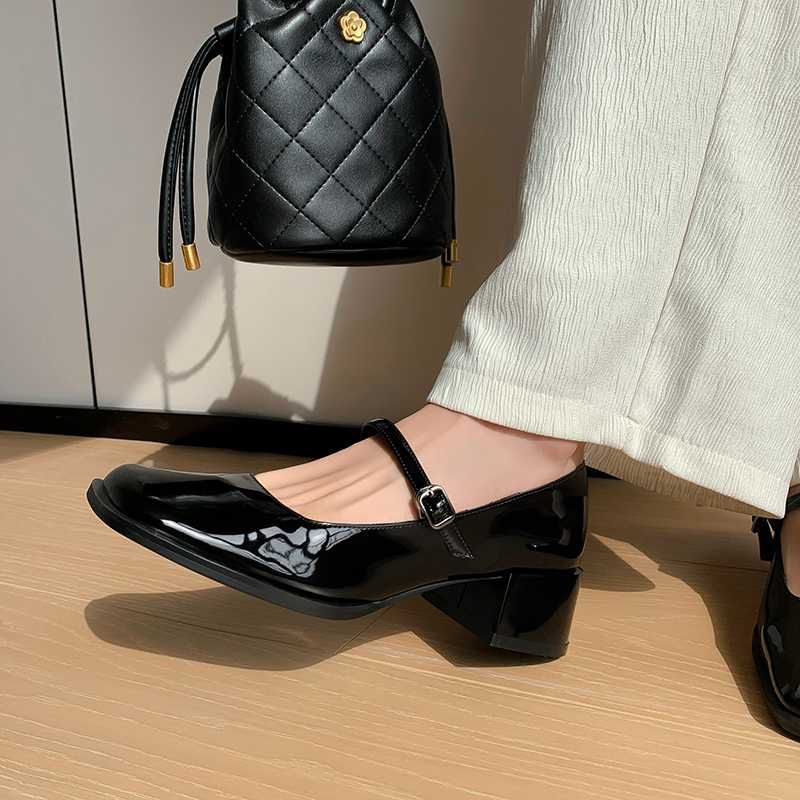 Elsy Elegante Pumps Voor Dames Met Gespband - Zwart