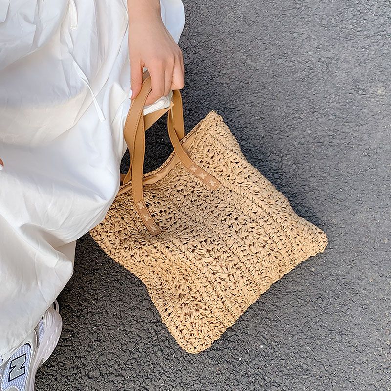 Elsy Handtas Voor Dames In De Zomer Van Stro - Bei ge