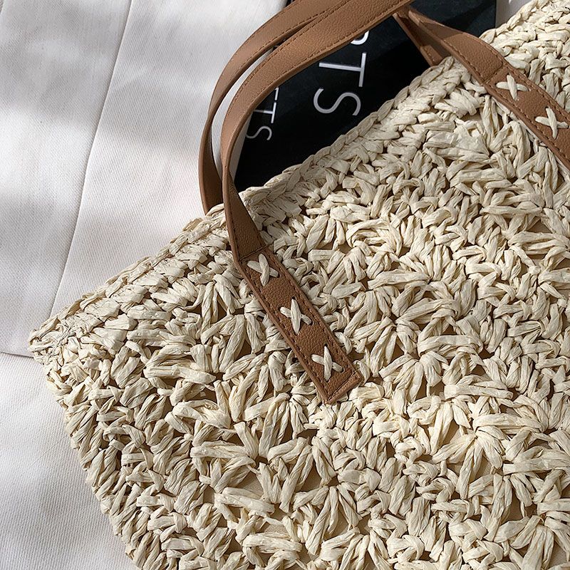 Elsy Handtas Voor Dames In De Zomer Van Stro - Bei ge
