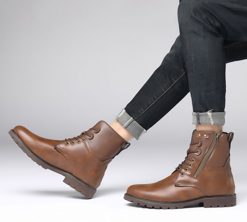 Elver Heren Fashion Laarzen - Koffie