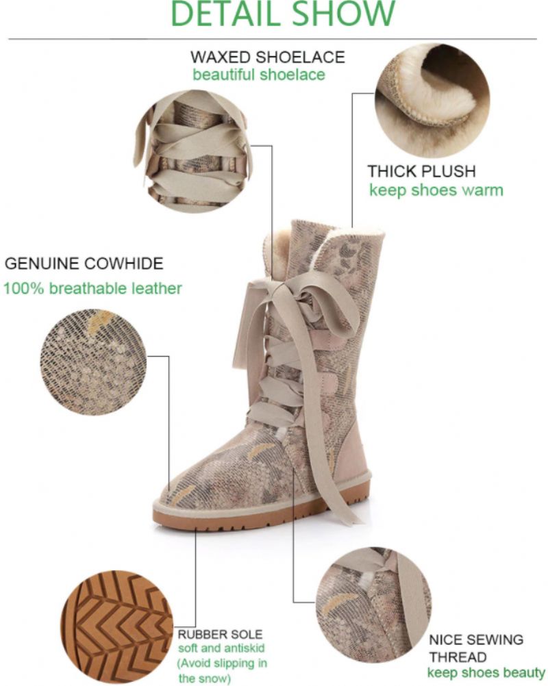 Elvia Laarzen Mid Calf - SANDY