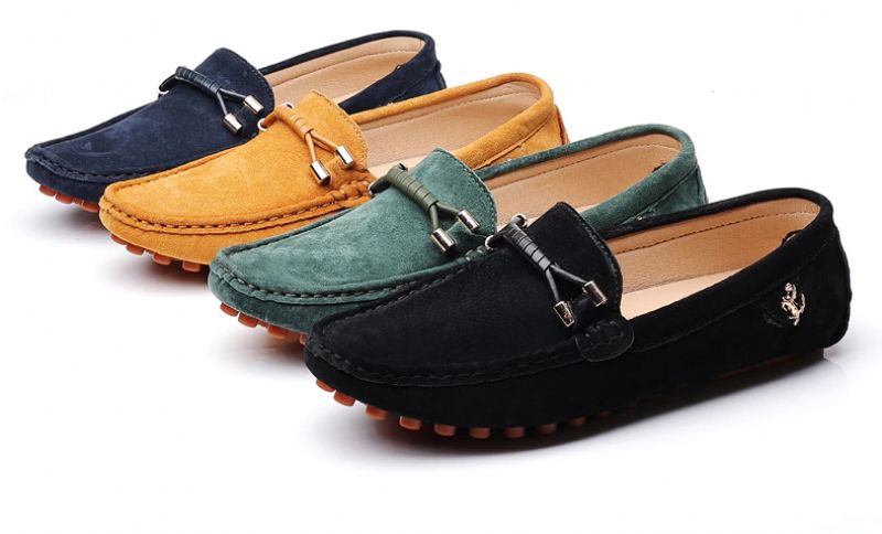 Elvion Heren Loafers Dress Schoenen - Zwart