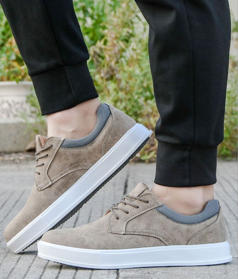 Emanuele Heren Casual Sneakers - Bruin