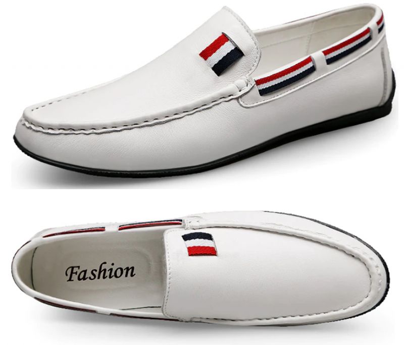 Emidio Heren Loafer Schoenen - Wit