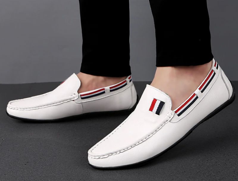 Emidio Heren Loafer Schoenen - Wit