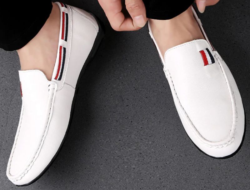 Emidio Heren Loafer Schoenen - Wit
