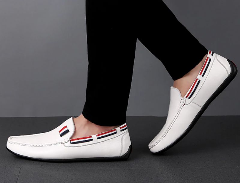 Emidio Heren Loafer Schoenen - Wit