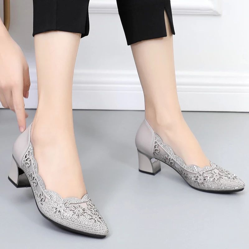Emiliana Dames Pumps - Grijs