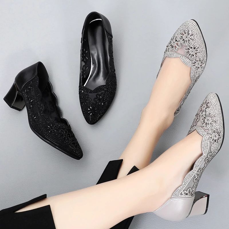 Emiliana Dames Pumps - Grijs