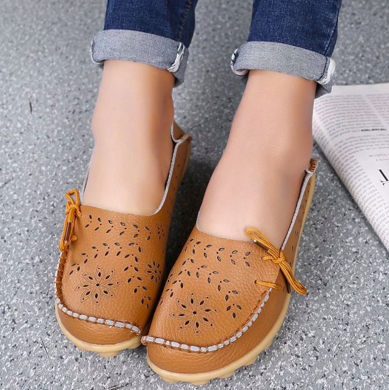 Emma Dames Loafers - Rood