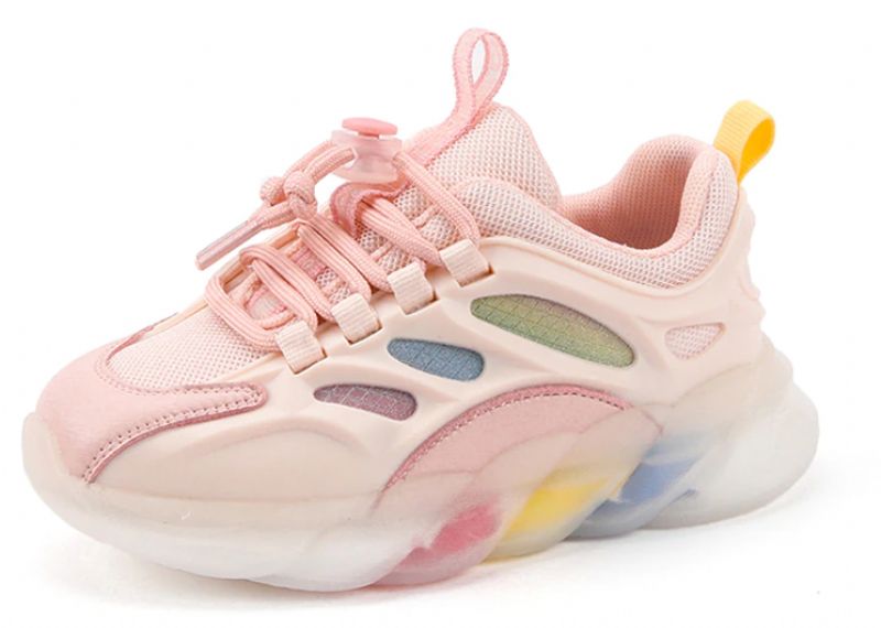 Emma Meisjesbasketbalschoenen - Roze