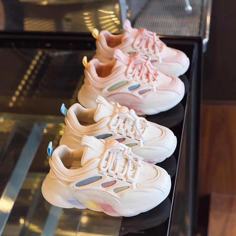 Emma Meisjesbasketbalschoenen - Roze
