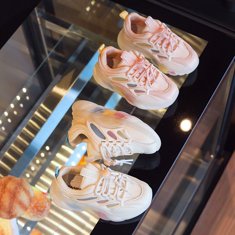 Emma Meisjesbasketbalschoenen - Roze