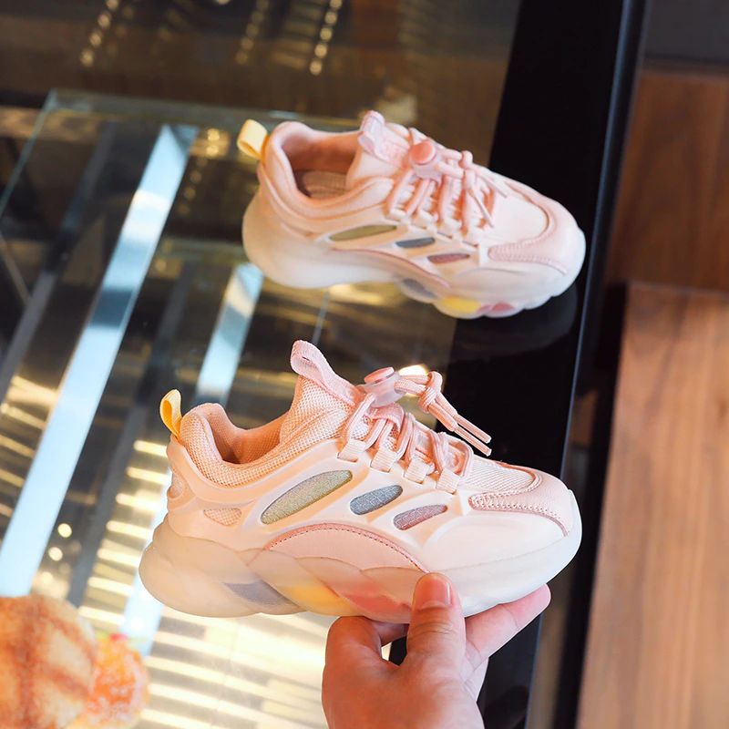 Emma Meisjesbasketbalschoenen - Roze