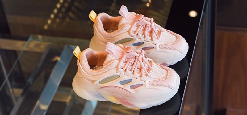 Emma Meisjesbasketbalschoenen - Roze