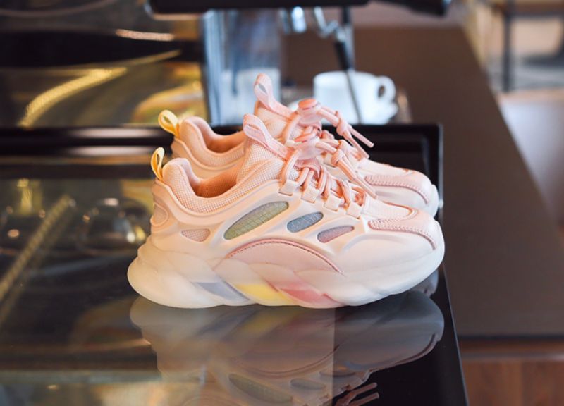 Emma Meisjesbasketbalschoenen - Roze