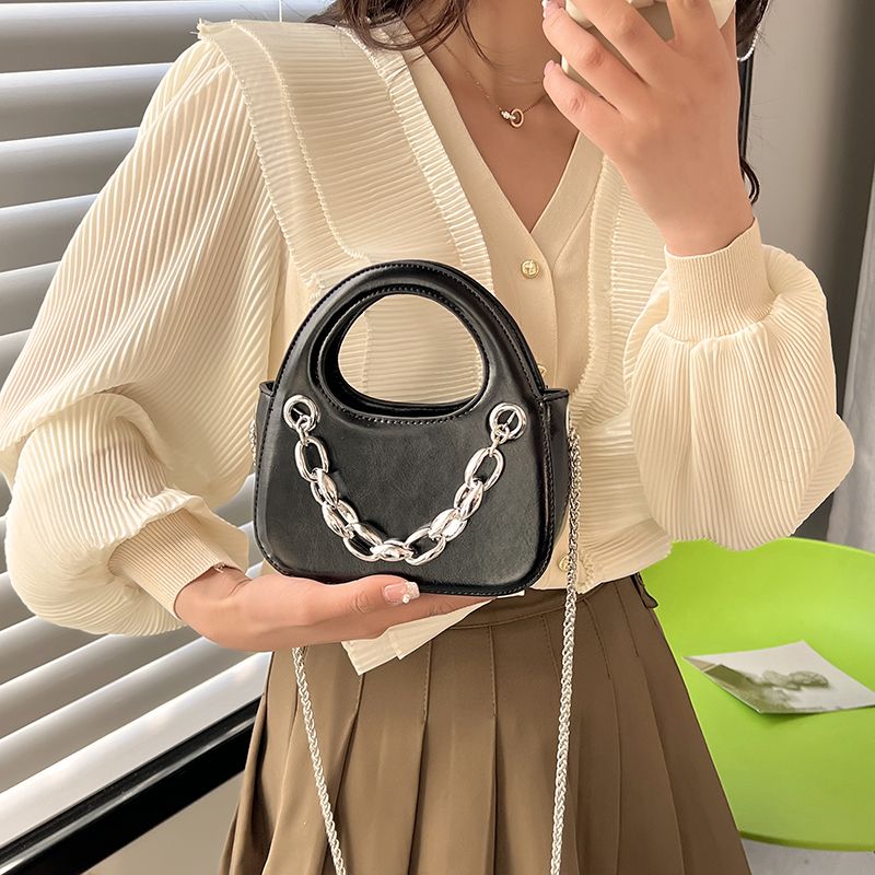 Emperador Dames Designer Leren Mini Handtas - Zwart