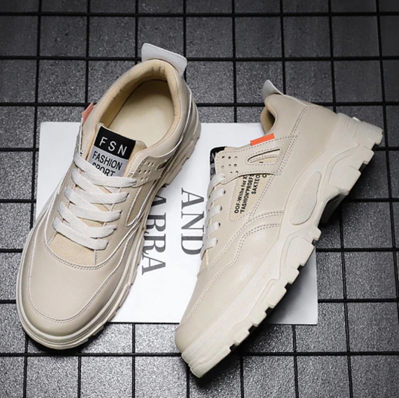 Endry Heren Mode Sneakers - Zwart