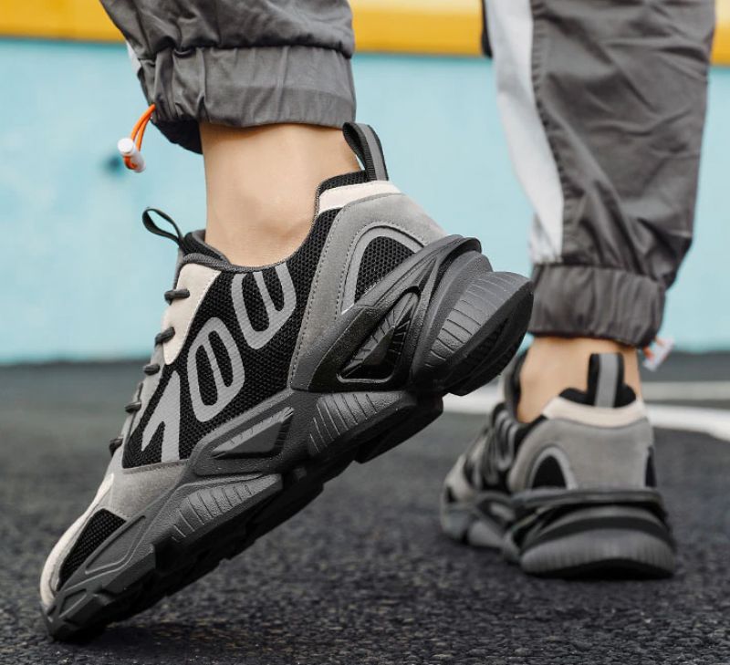 Enid Heren Mode Sportschoenen - Zilver