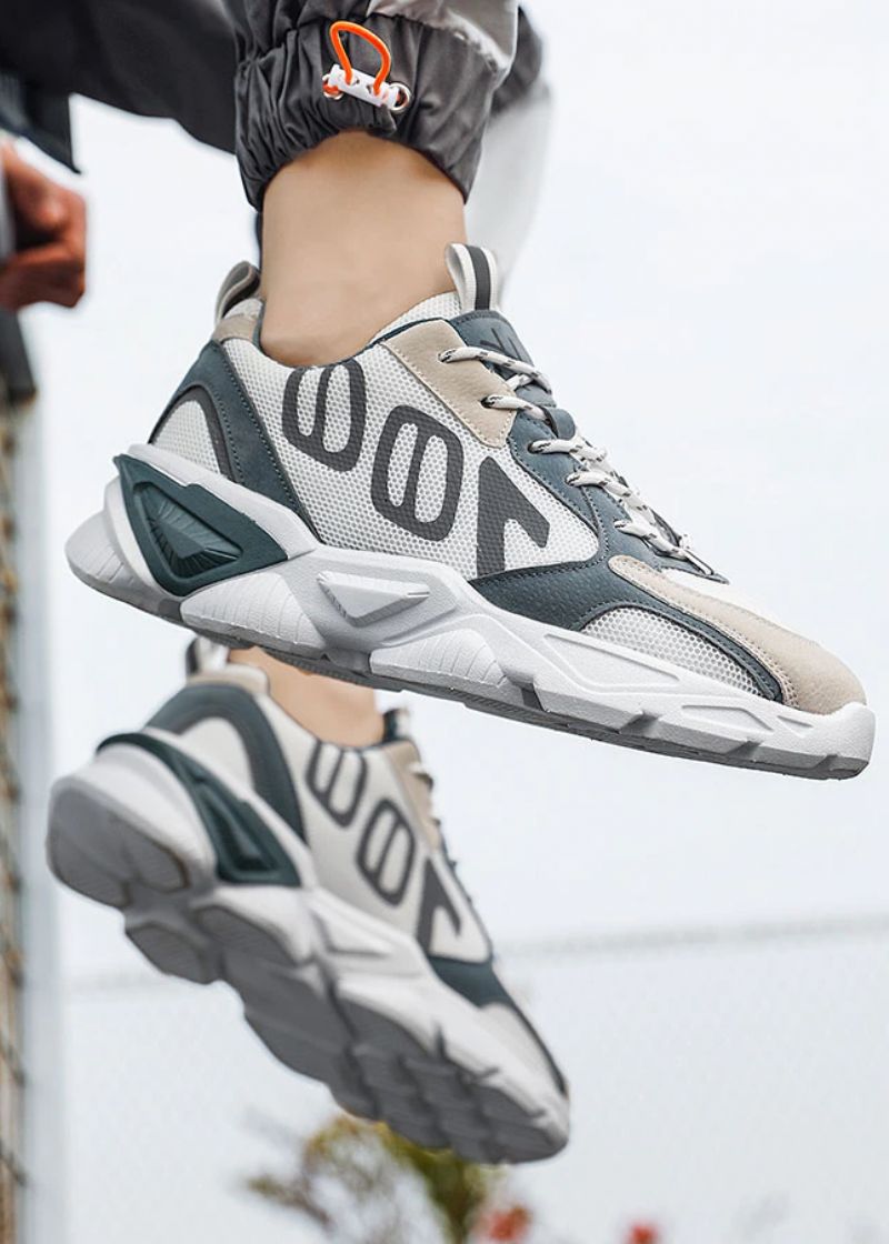 Enid Heren Mode Sportschoenen - Zilver