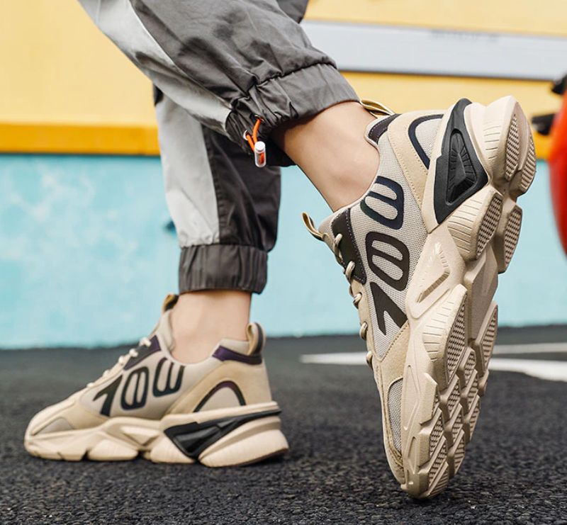 Enid Heren Mode Sportschoenen - Zilver