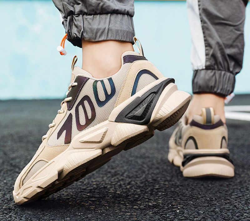 Enid Heren Mode Sportschoenen - Zilver