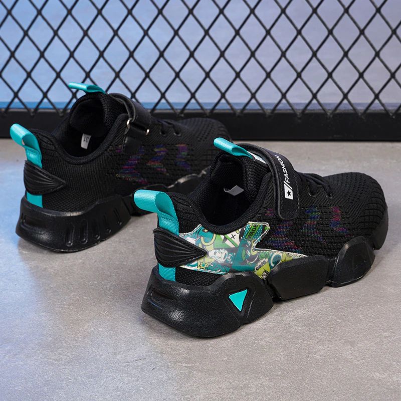 Enrique Jongens Fashion Sneaker - Zwart