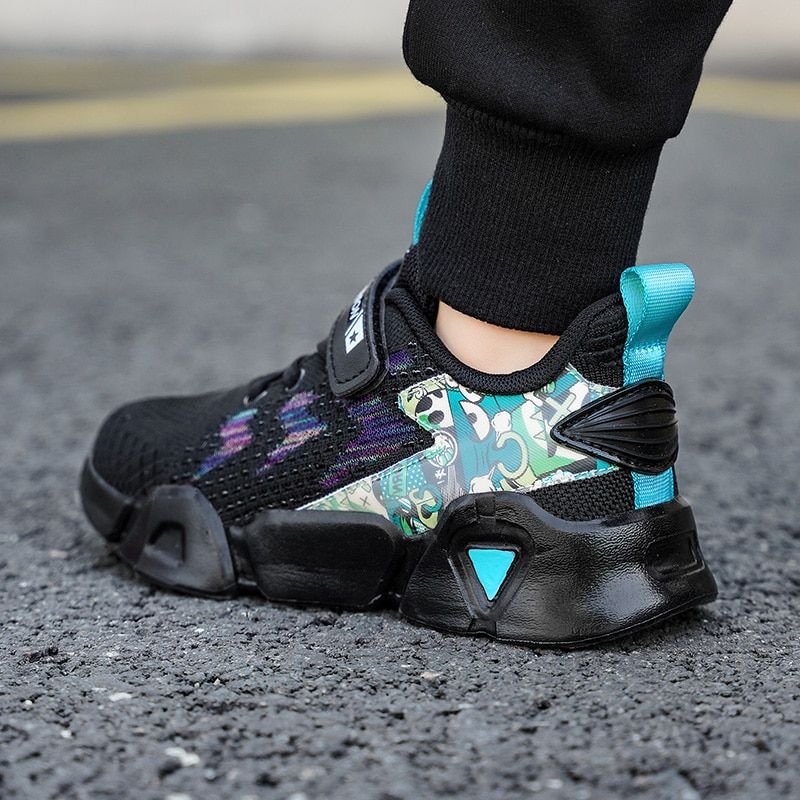 Enrique Jongens Fashion Sneaker - Zwart