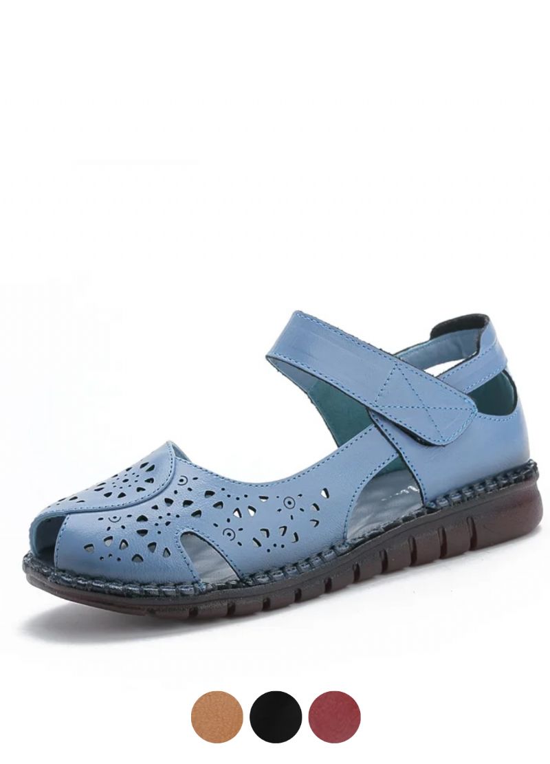 Erma Dames Platte Schoenen Sandaal
