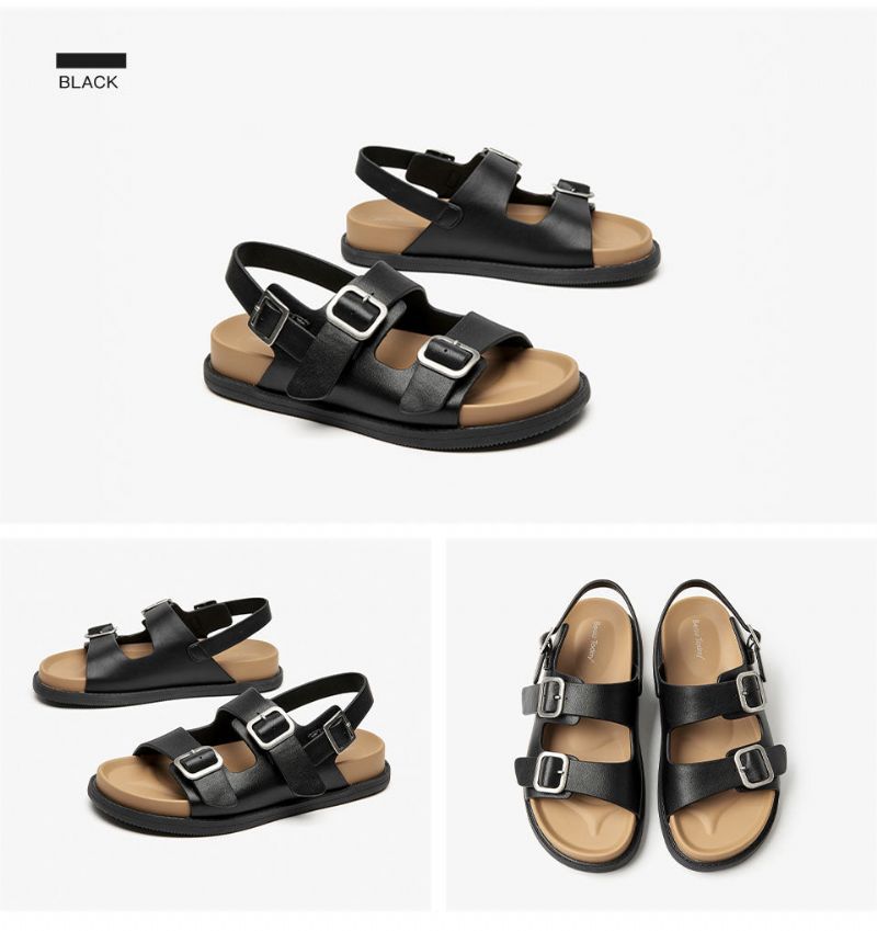 Erminia Dames Platte Sandaal - Beige