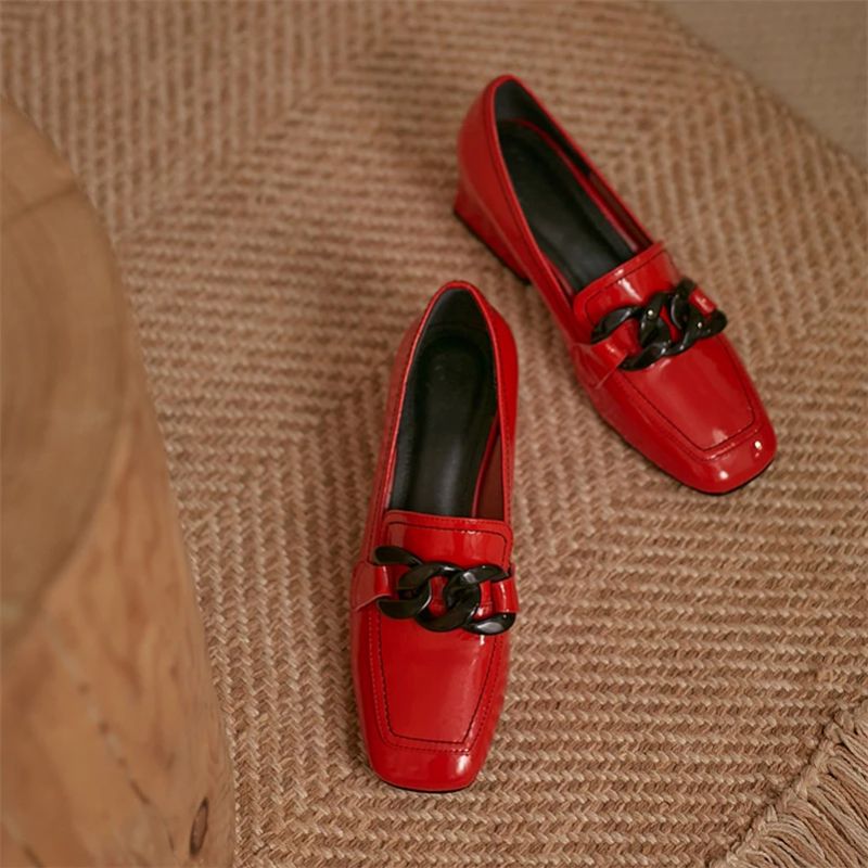 Erminia Dames Pump Schoenen - Rood