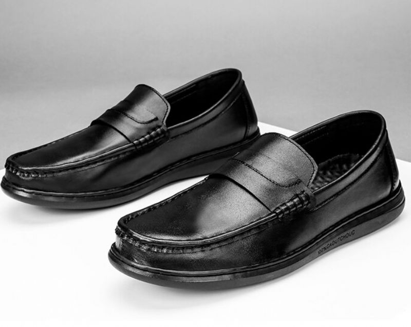 Ernesto Heren Loafers Schoenen - Zwart